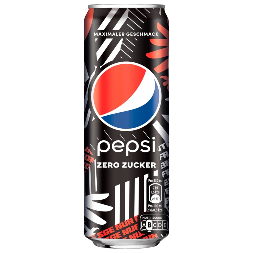 Pepsi Zero Zucker Eintracht Frankfurt 0,33l